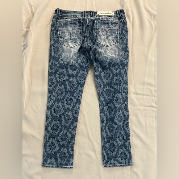 Rock Revival Lydia Cropped Skinny Jeans - Size 31 - Picture 6 of 13